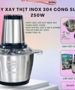 Máy Xay Thịt Cầm Tay Cối Inox (1)