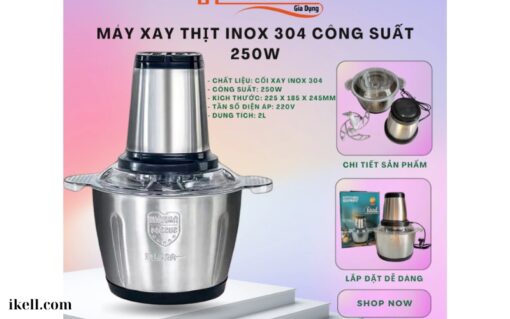 Máy Xay Thịt Cầm Tay Cối Inox (1)